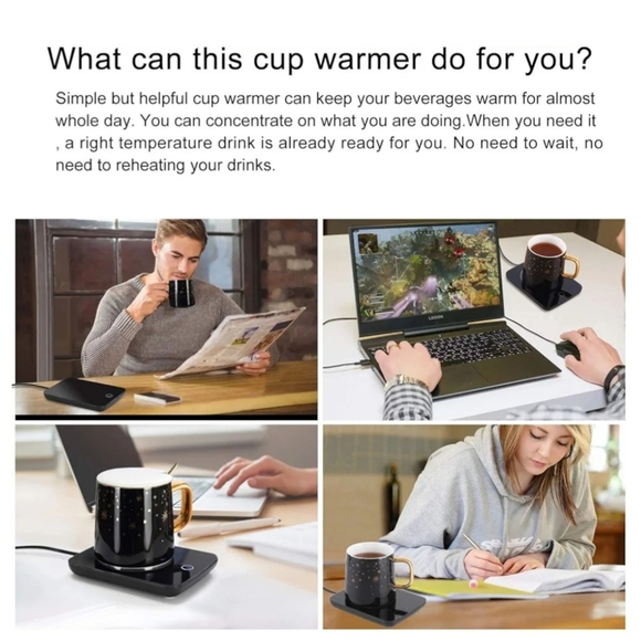 Misty 55 degrees coffee warmer, new in box - Picture 2 of 6